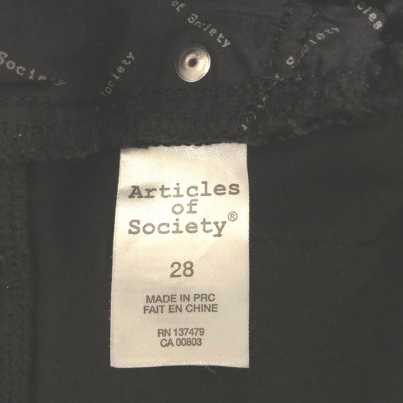 Articles of Society Black Denim Skinny Mid-rise size 28 - Picture 7 of 11